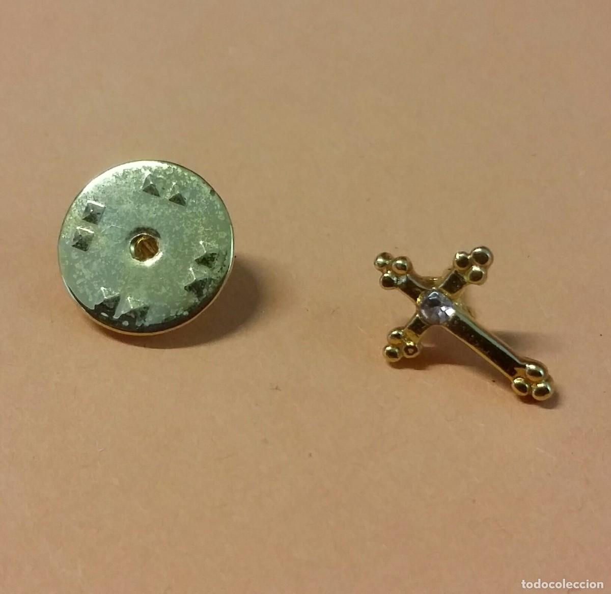 Joyeria: BROCHE PRENDEDOR CON CRUZ. VINTAGE - Foto 7