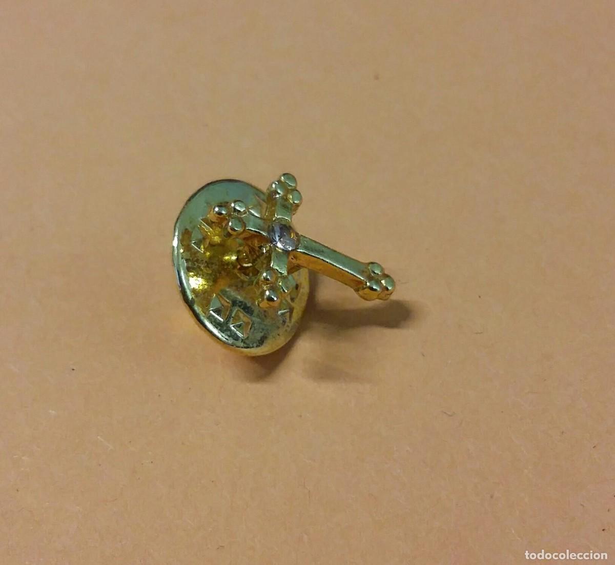 Joyeria: BROCHE PRENDEDOR CON CRUZ. VINTAGE - Foto 8