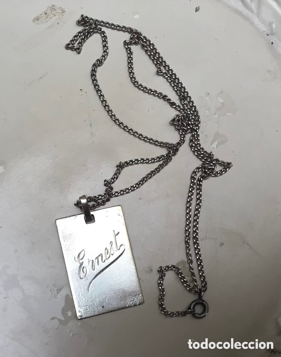 Joyeria: PLACA y CADENA de PLATA de LEY - Foto 2