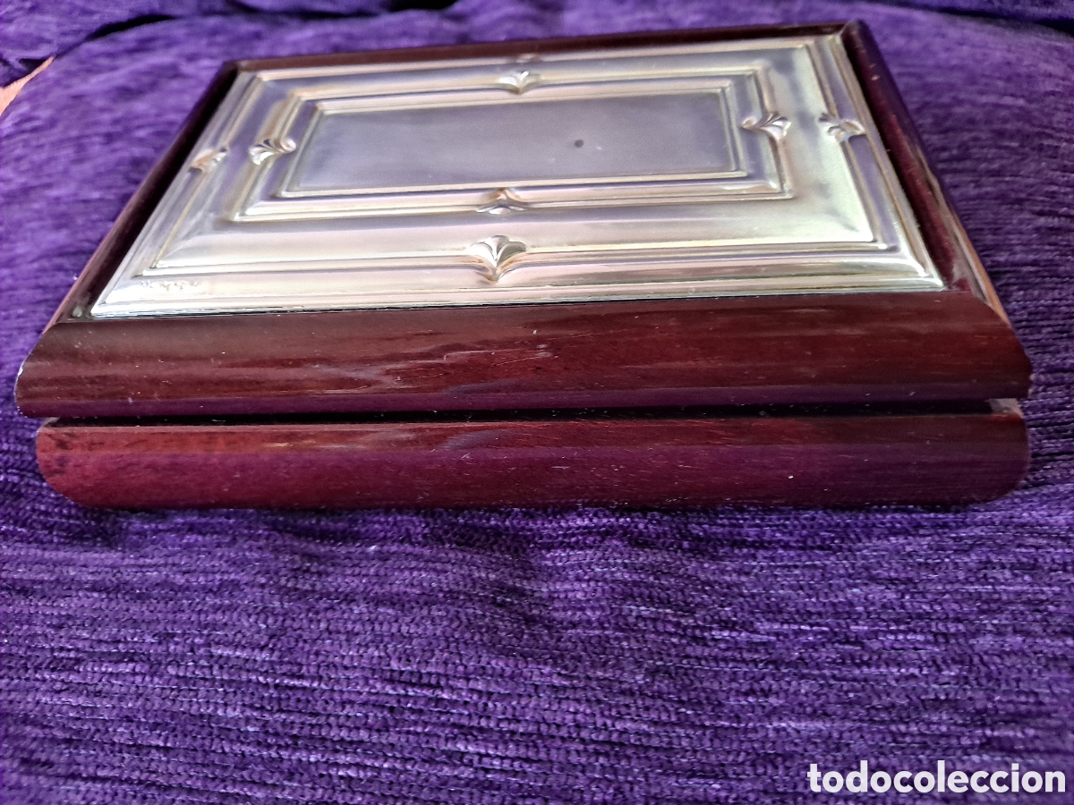 Joyeria: JOYERO DE MADERA CON LAMINADO DE PLATA, VER - Foto 2