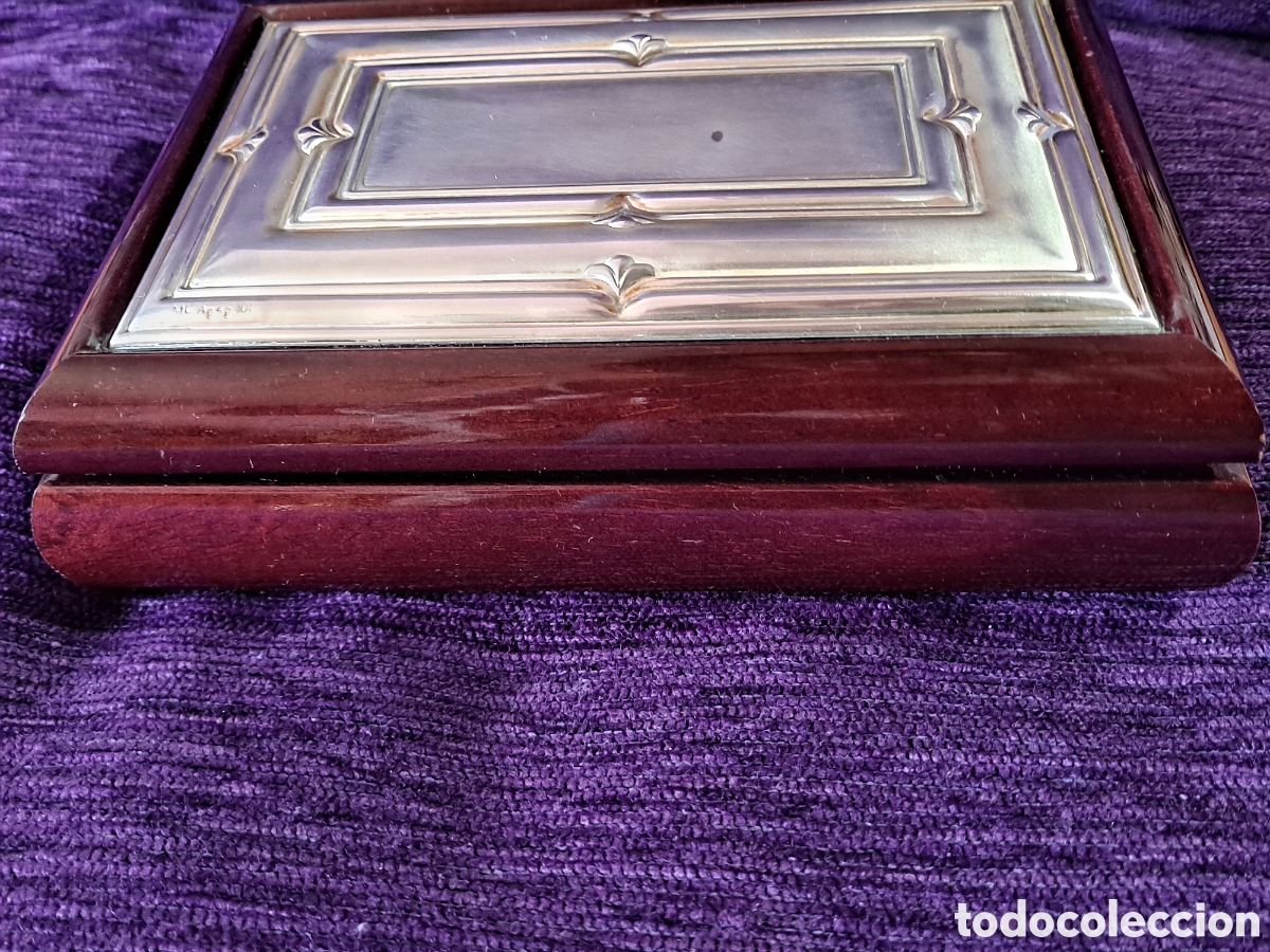 Joyeria: JOYERO DE MADERA CON LAMINADO DE PLATA, VER - Foto 4