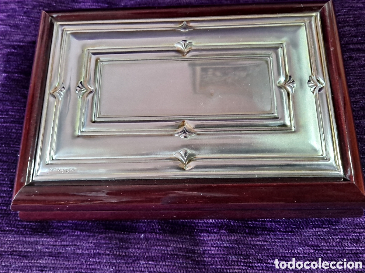 Joyeria: JOYERO DE MADERA CON LAMINADO DE PLATA, VER - Foto 7