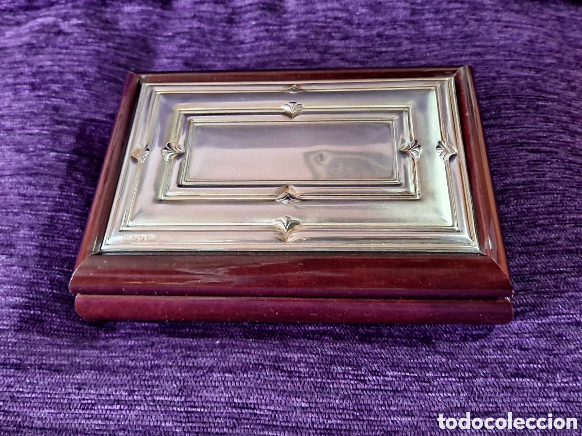 Joyeria: JOYERO DE MADERA CON LAMINADO DE PLATA, VER - Foto 9