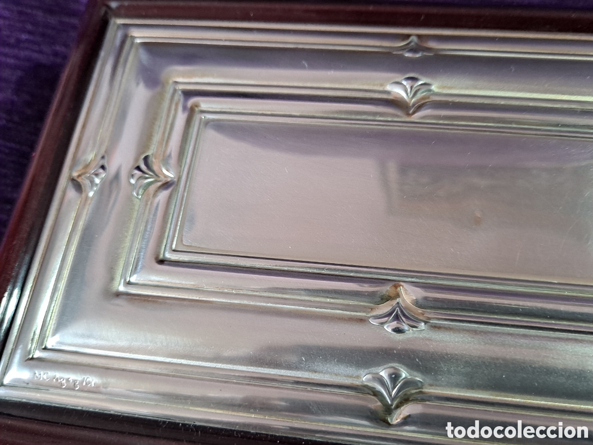 Joyeria: JOYERO DE MADERA CON LAMINADO DE PLATA, VER - Foto 23