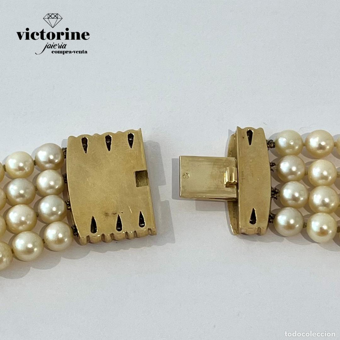 Joyeria: Collar de perlas cultivadas a&ntilde;os 70 - Foto 7