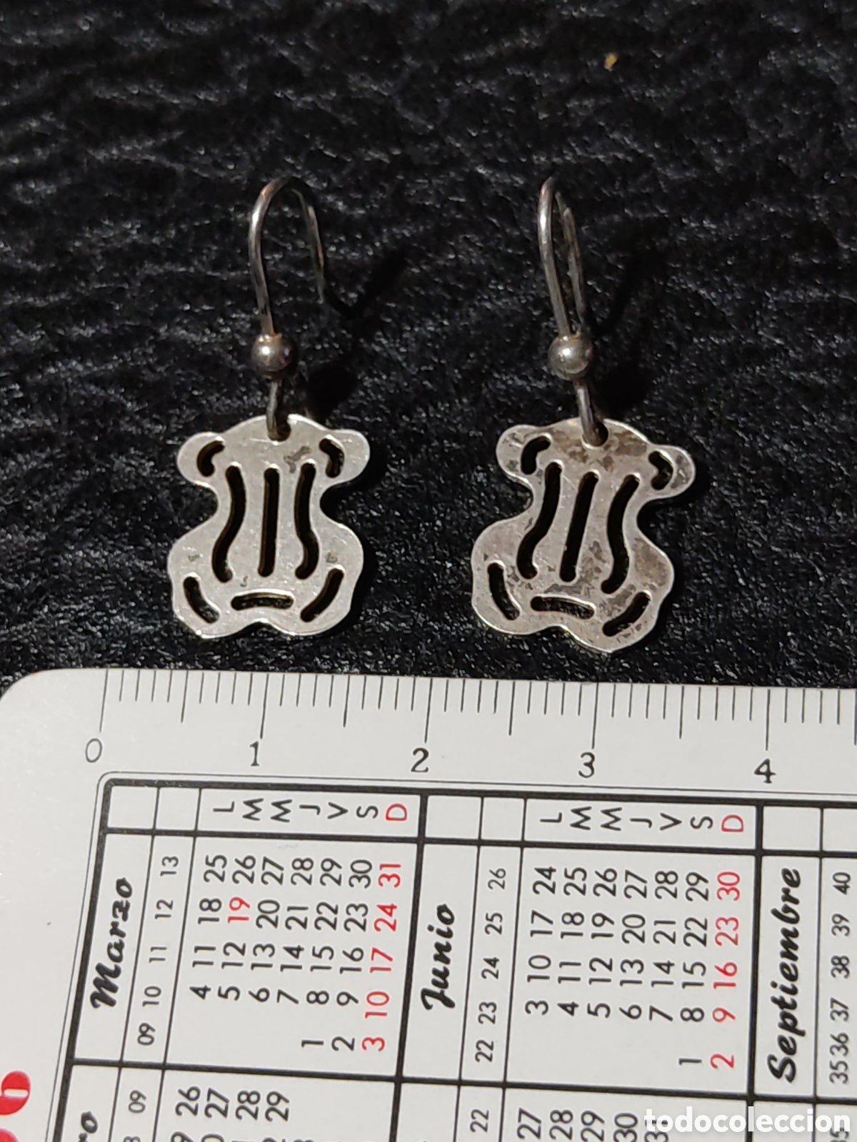 Joyeria: Pendientes ositos de plata 925 - Foto 2