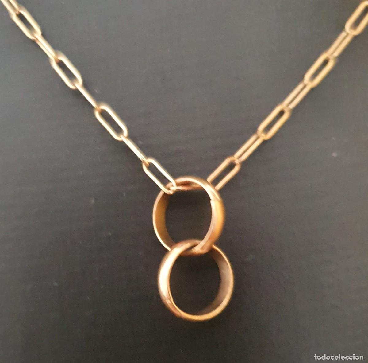 cadena y alianzas chapada en oro 18 k Compra venta en todocoleccion