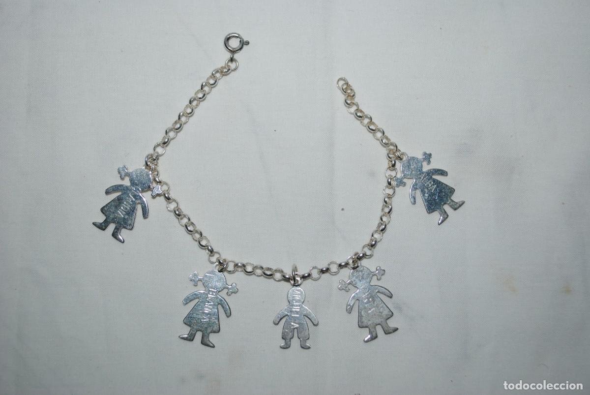 Joyeria: PULSERA DE PLATA CON MU&Ntilde;ECOS RECORDATORIOS - Foto 1