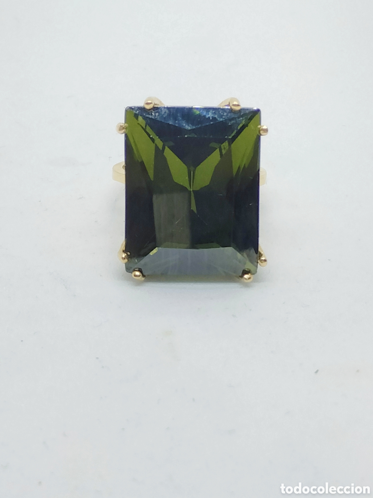 Joyeria: Anillo oro 18kts. topacio 13,25grms. - Foto 1