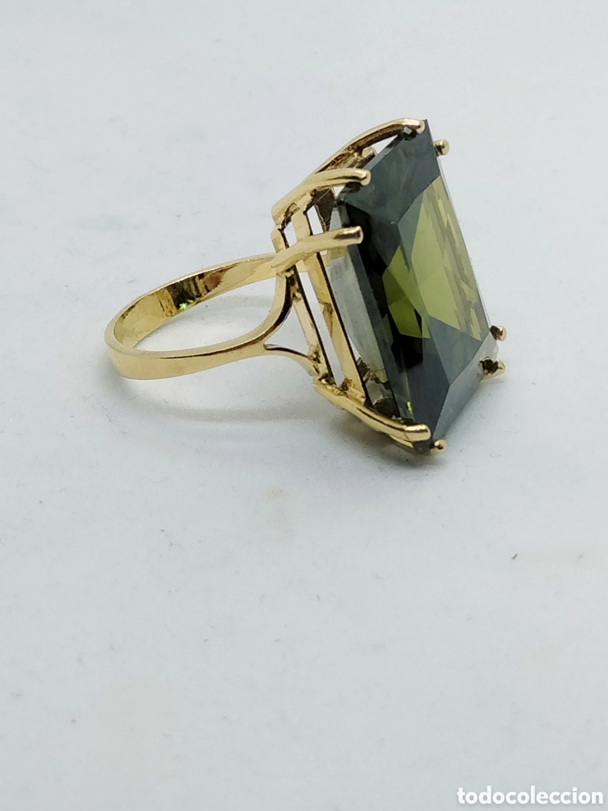 Joyeria: Anillo oro 18kts. topacio 13,25grms. - Foto 2