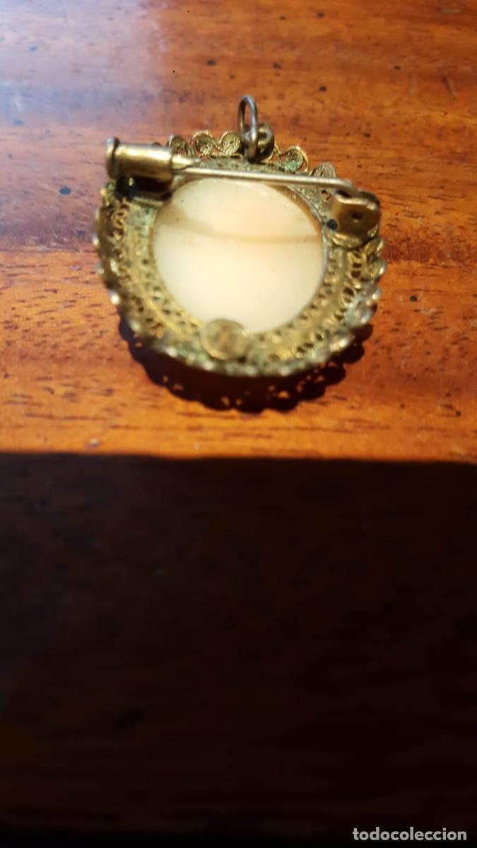 Joyeria: ANTIGUO CAMAFEO DE PLATA 800 - Foto 2