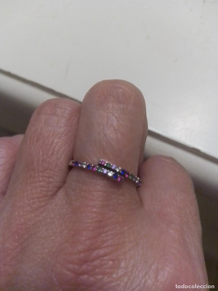 Joyeria: Anillo plata con circonitas colores - Foto 1