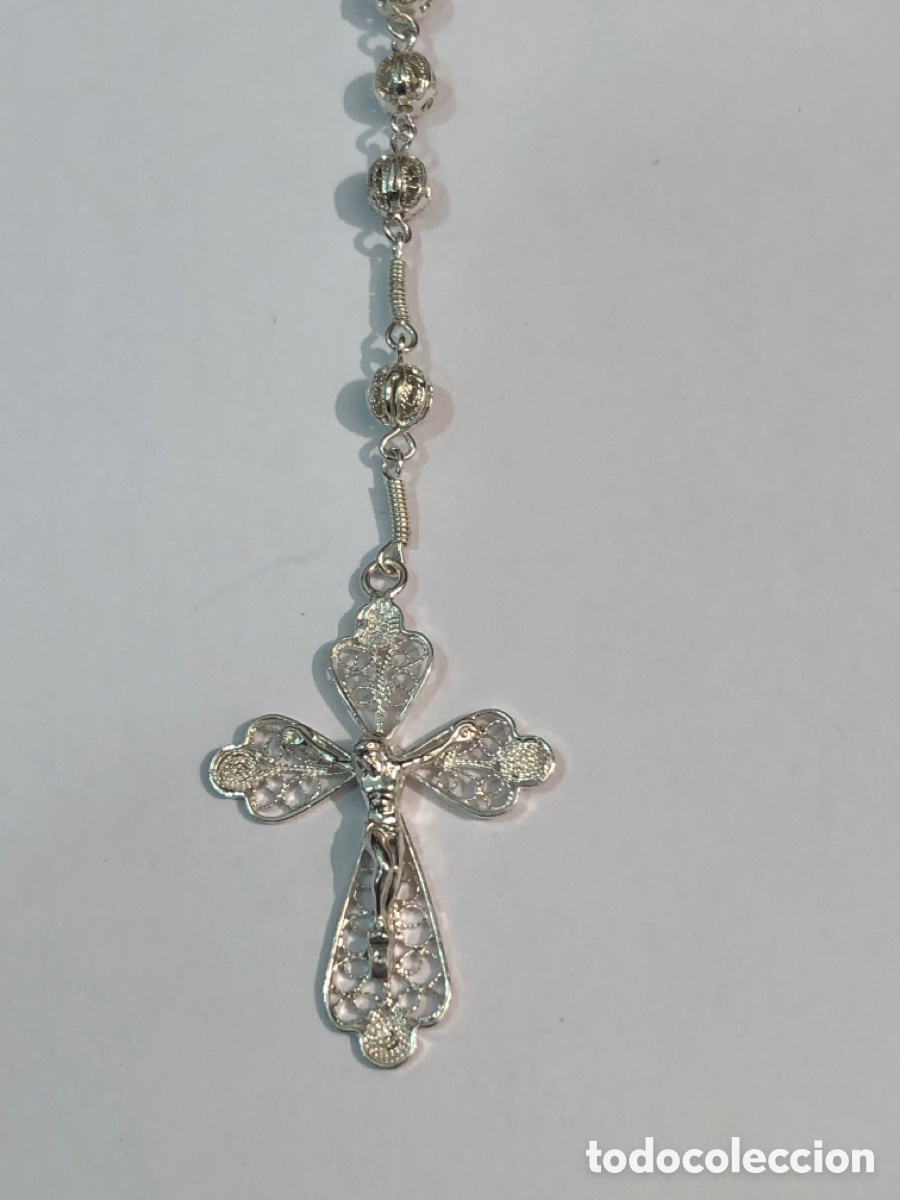 Joyeria: Rosario con estuche plata - Foto 4