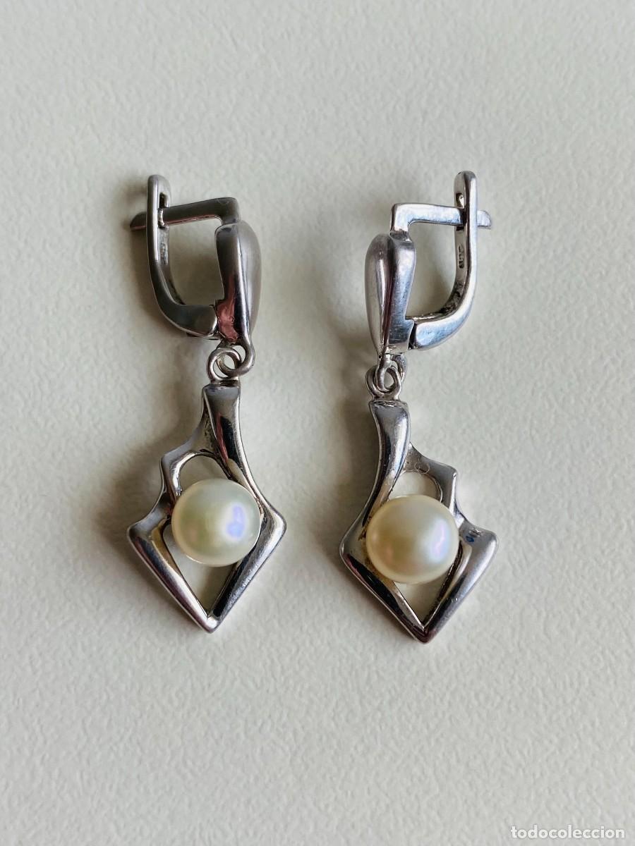 Joyeria: Pendientes y anillo de plata 925 - Foto 2