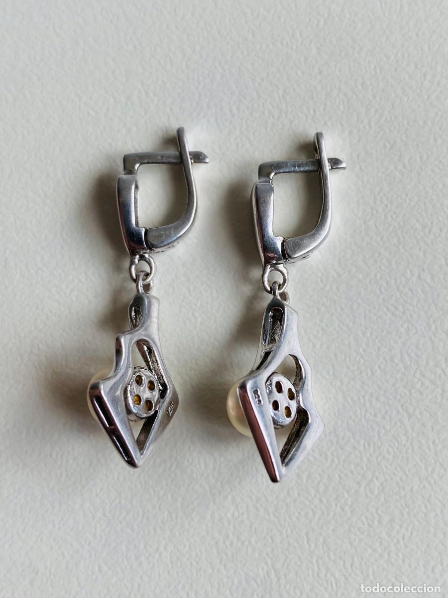 Joyeria: Pendientes y anillo de plata 925 - Foto 3