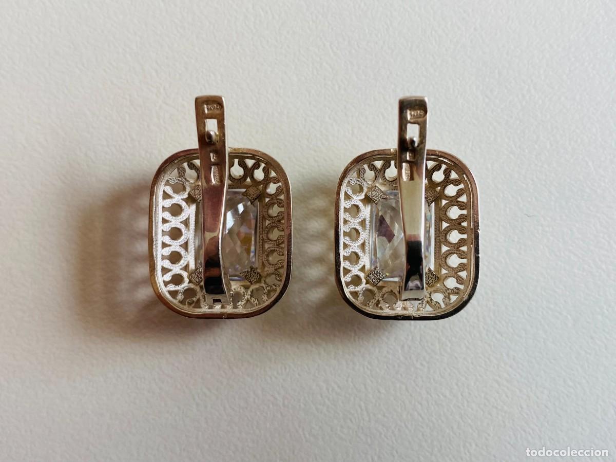 Joyeria: Pendientes y anillo de plata 925 - Foto 8