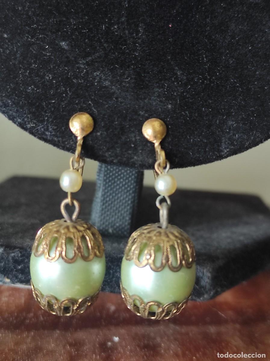 Joaillerie: Pendientes antiguos vintage a&ntilde;os 50/60