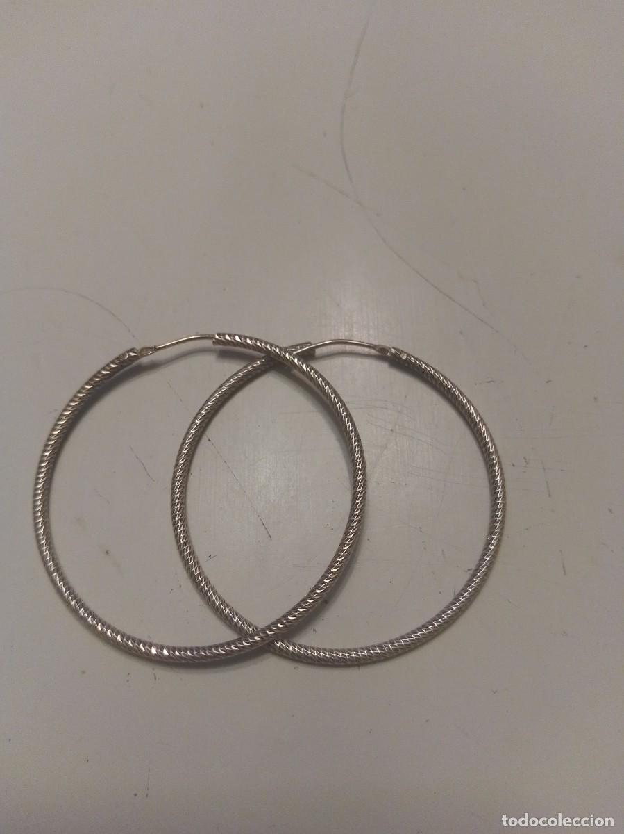 Joyeria: Aros labrados plata chapada en oro rosa - Foto 1