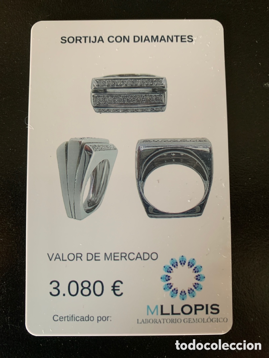 Joyeria: Sortija de oro blanco - Foto 4