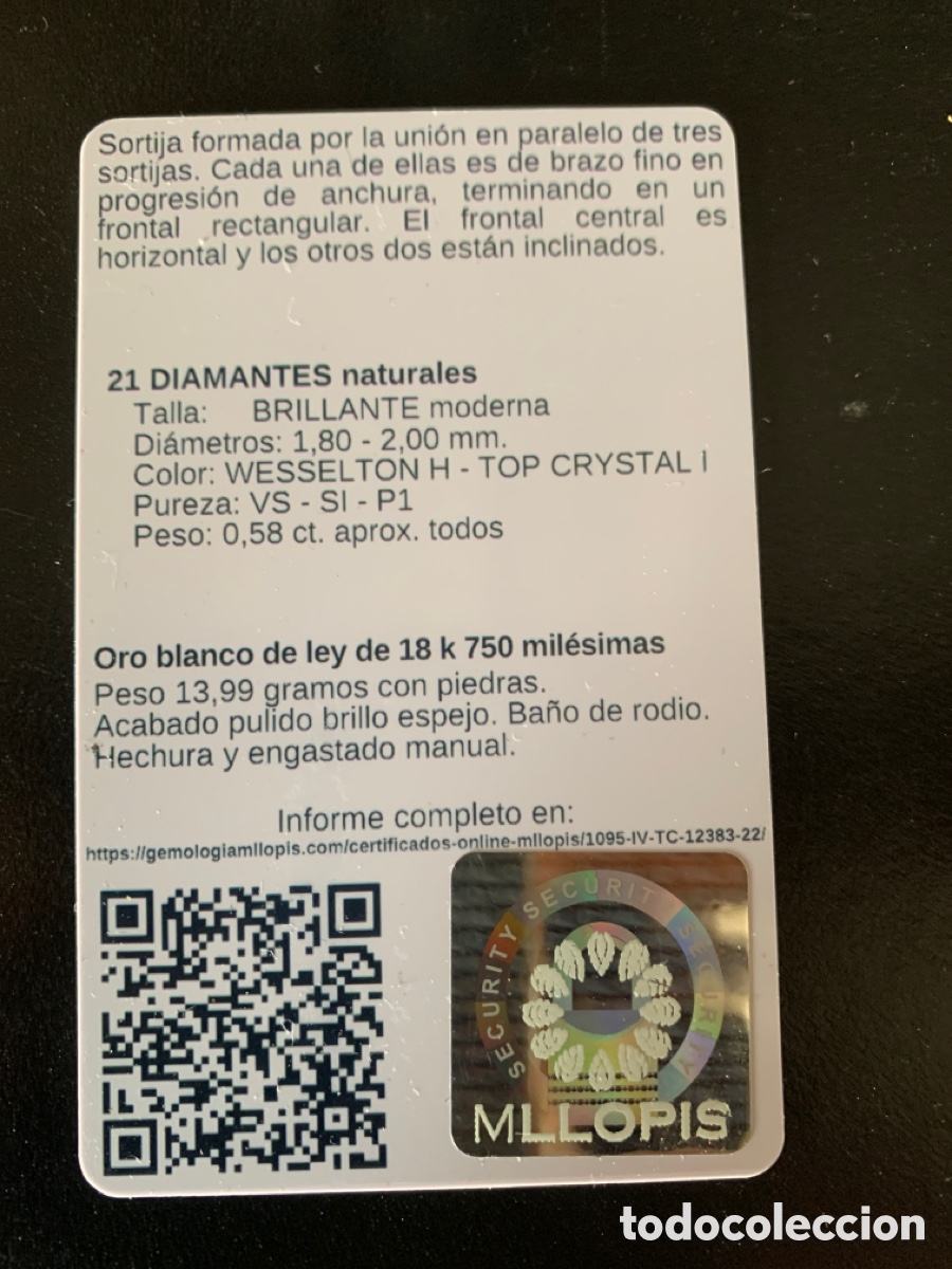 Joyeria: Sortija de oro blanco - Foto 5