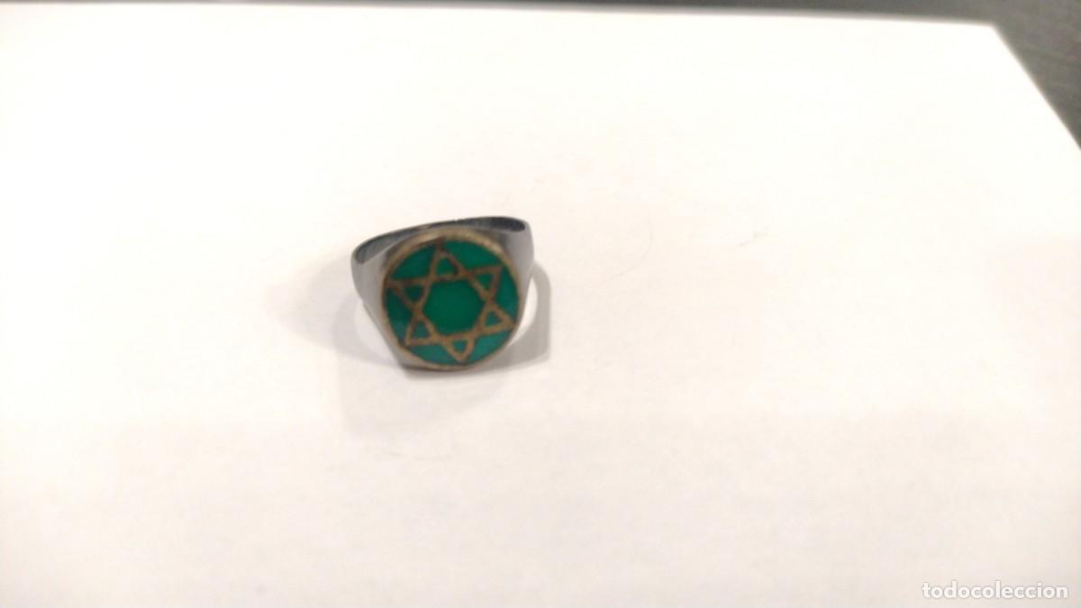 Joyeria: ANTIGUO ANILLO CON ESTRELLA DE DAVID - Foto 1