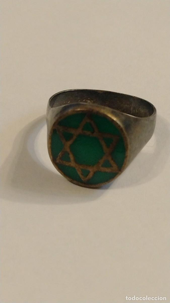 Joyeria: ANTIGUO ANILLO CON ESTRELLA DE DAVID - Foto 4