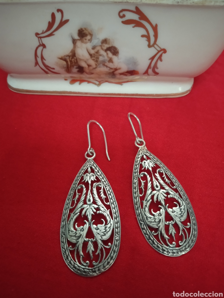 Joaillerie: Grandes pendientes de plata cordobesa