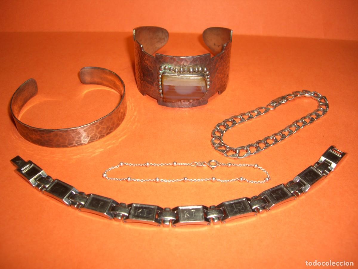 Joyeria: LOTE DE PULSERAS DE PLATA - Foto 1