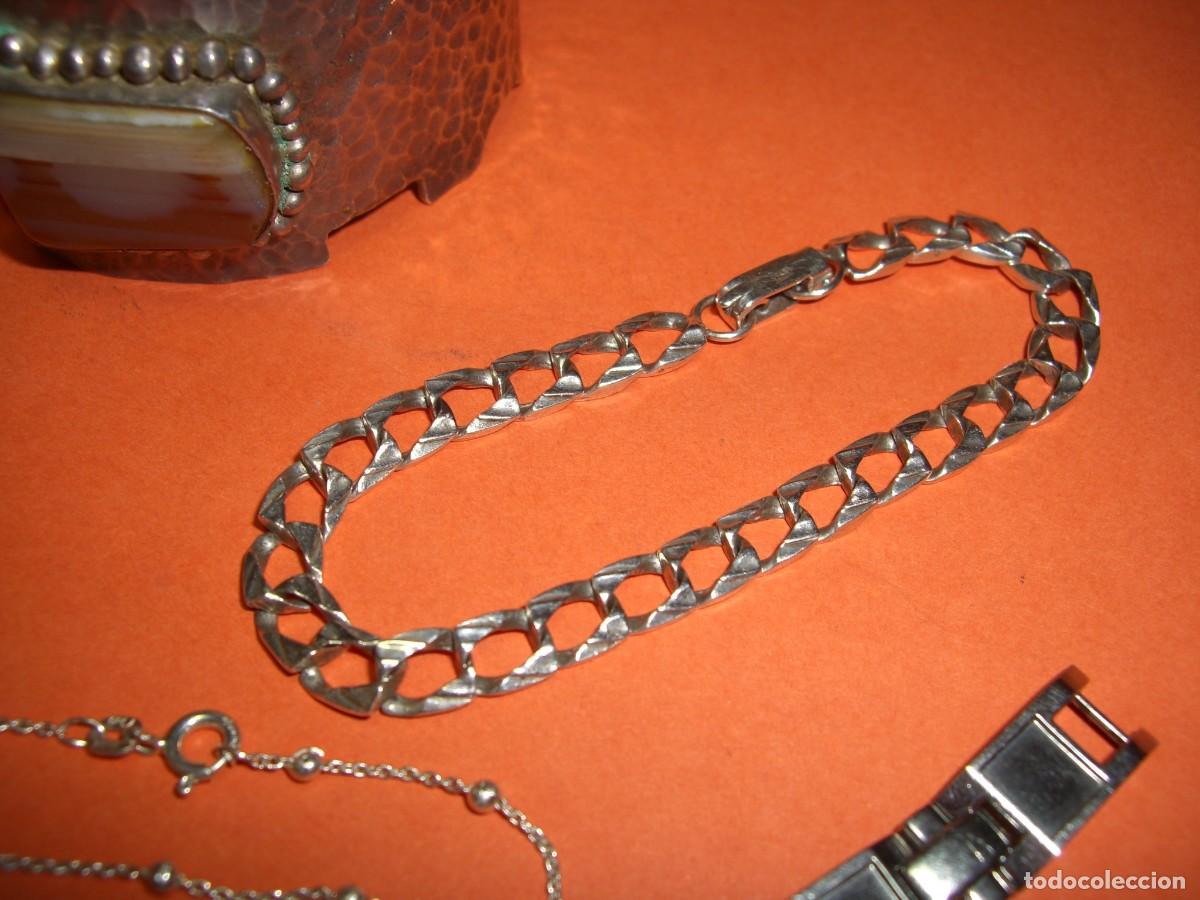 Joyeria: LOTE DE PULSERAS DE PLATA - Foto 2