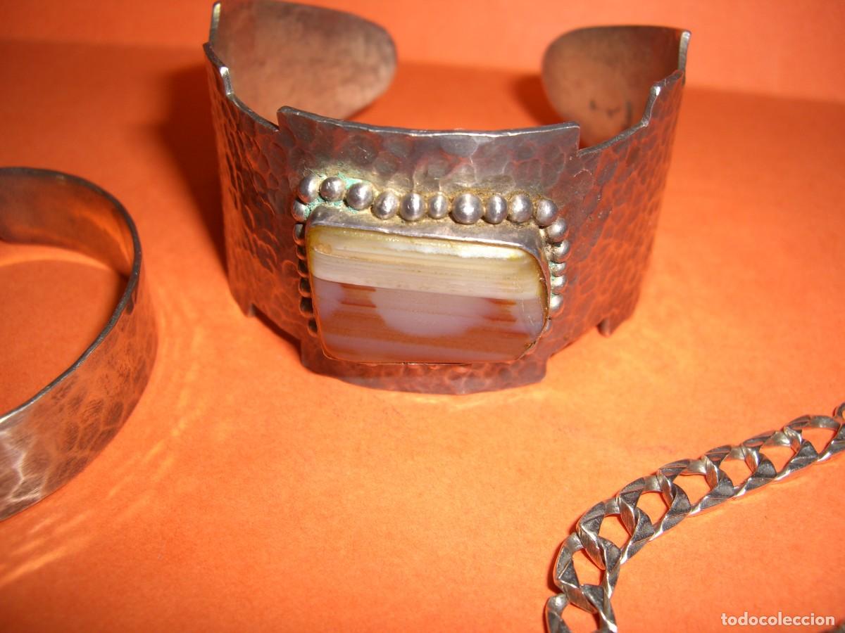 Joyeria: LOTE DE PULSERAS DE PLATA - Foto 3