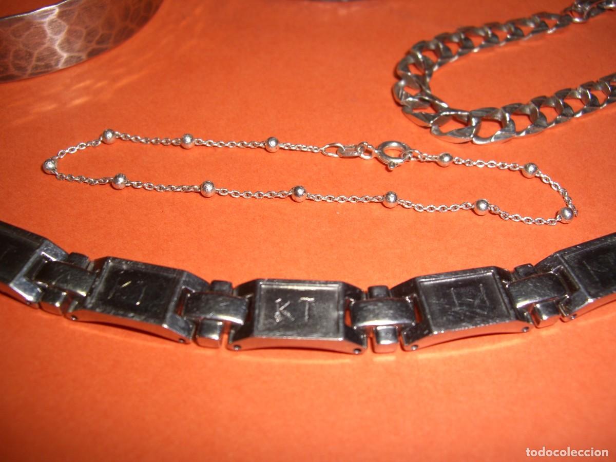 Joyeria: LOTE DE PULSERAS DE PLATA - Foto 5