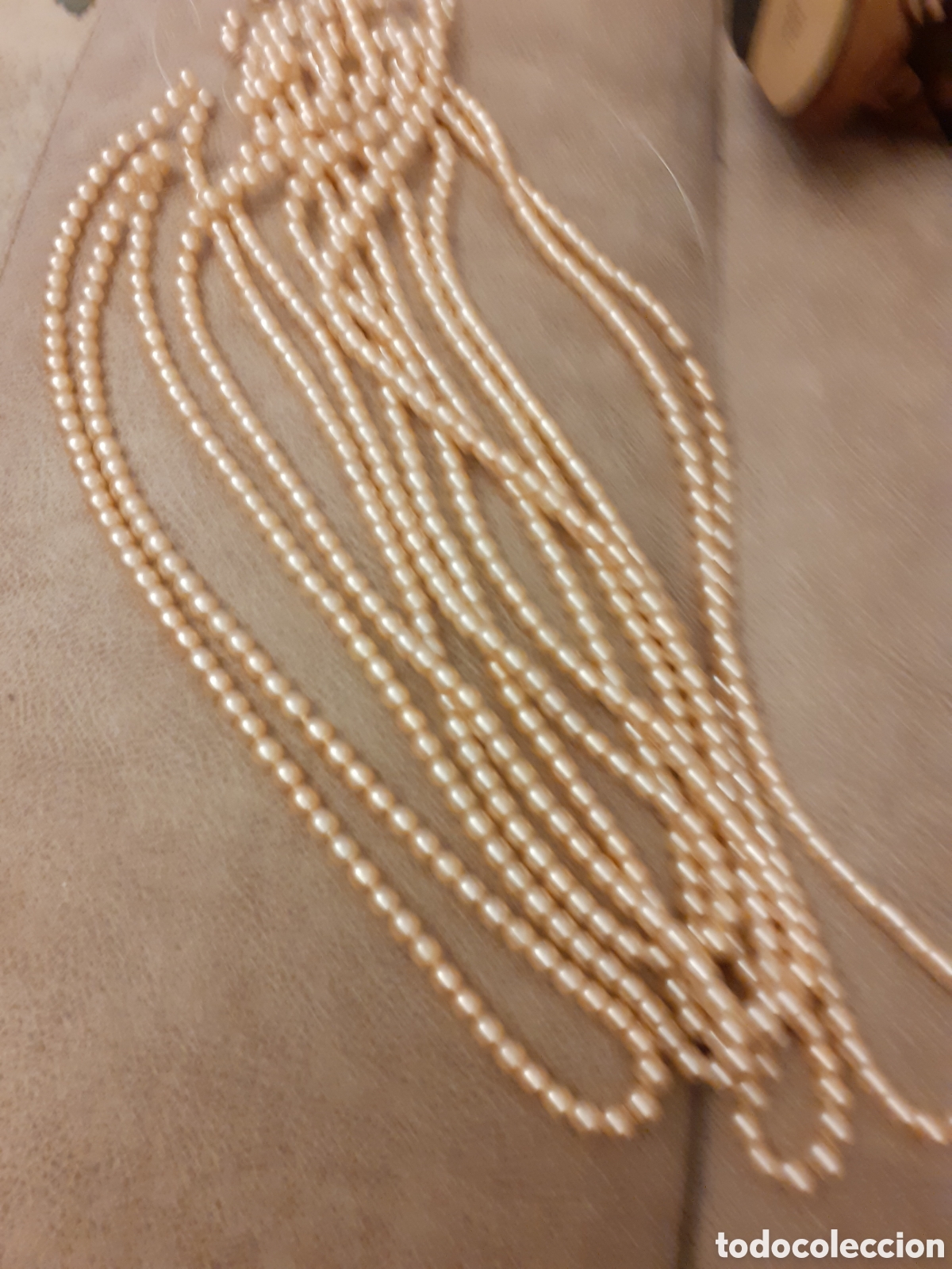 Joyeria: Lote de 7 collares de perlas de 72 cent largo . - Foto 3