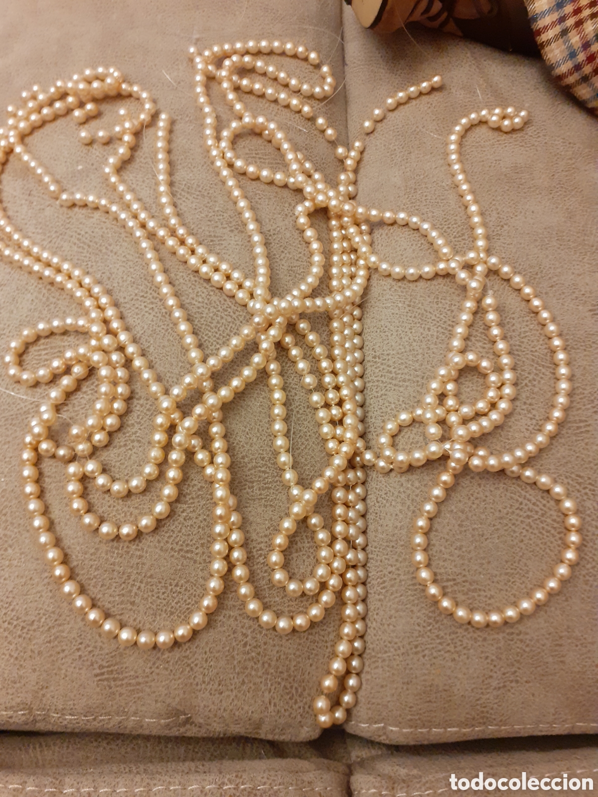 Joyeria: Lote de 7 collares de perlas de 72 cent largo . - Foto 1