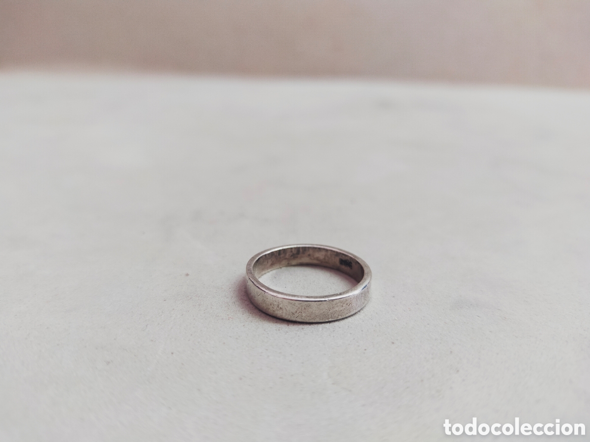 Joyeria: ANILLO O SORTIJA DE PLATA PUNZONADA. - Foto 3