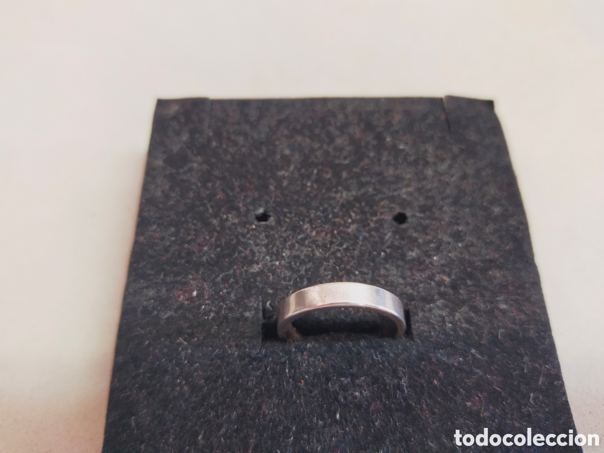 Joyeria: ANILLO O SORTIJA DE PLATA PUNZONADA. - Foto 4