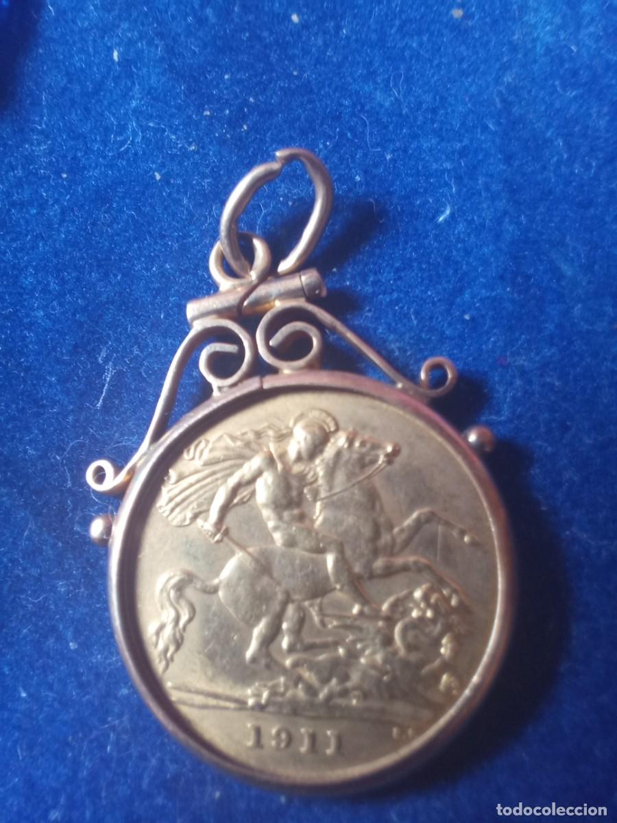 Joyeria: moneda oro en colgante - Foto 1