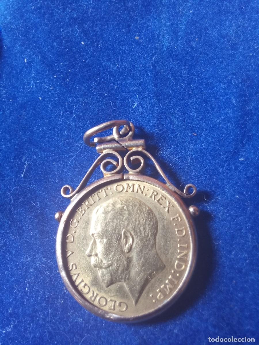 Joyeria: moneda oro en colgante - Foto 3