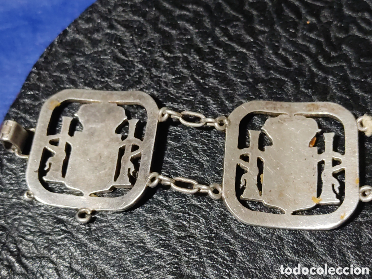 Joyeria: Robusta pulsera de plata,escudo de Espa&ntilde;a. - Foto 5