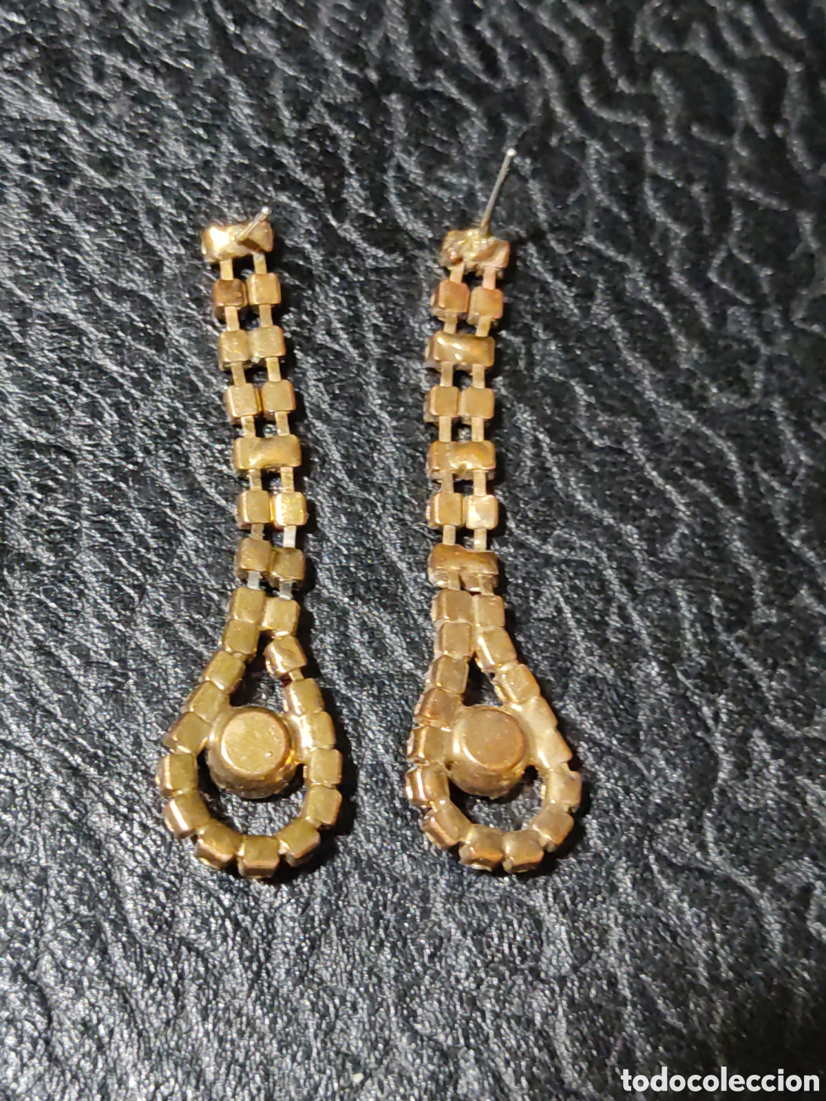 Joyeria: Pendientes largos con cristales o circonitas. - Foto 5