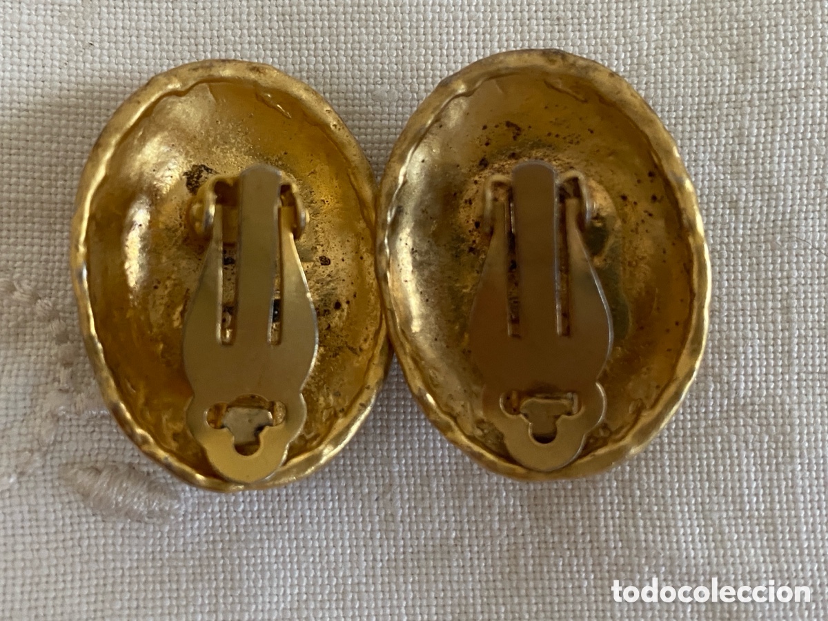 Joyeria: Pendientes vintage dorados - Foto 3