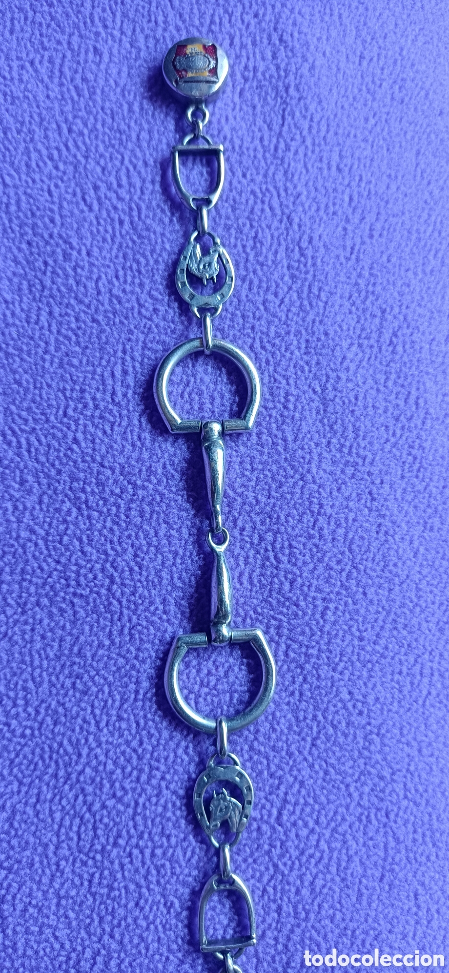 Joyeria: Pulsera Plata y esmalte Alfonso xlll - Foto 3