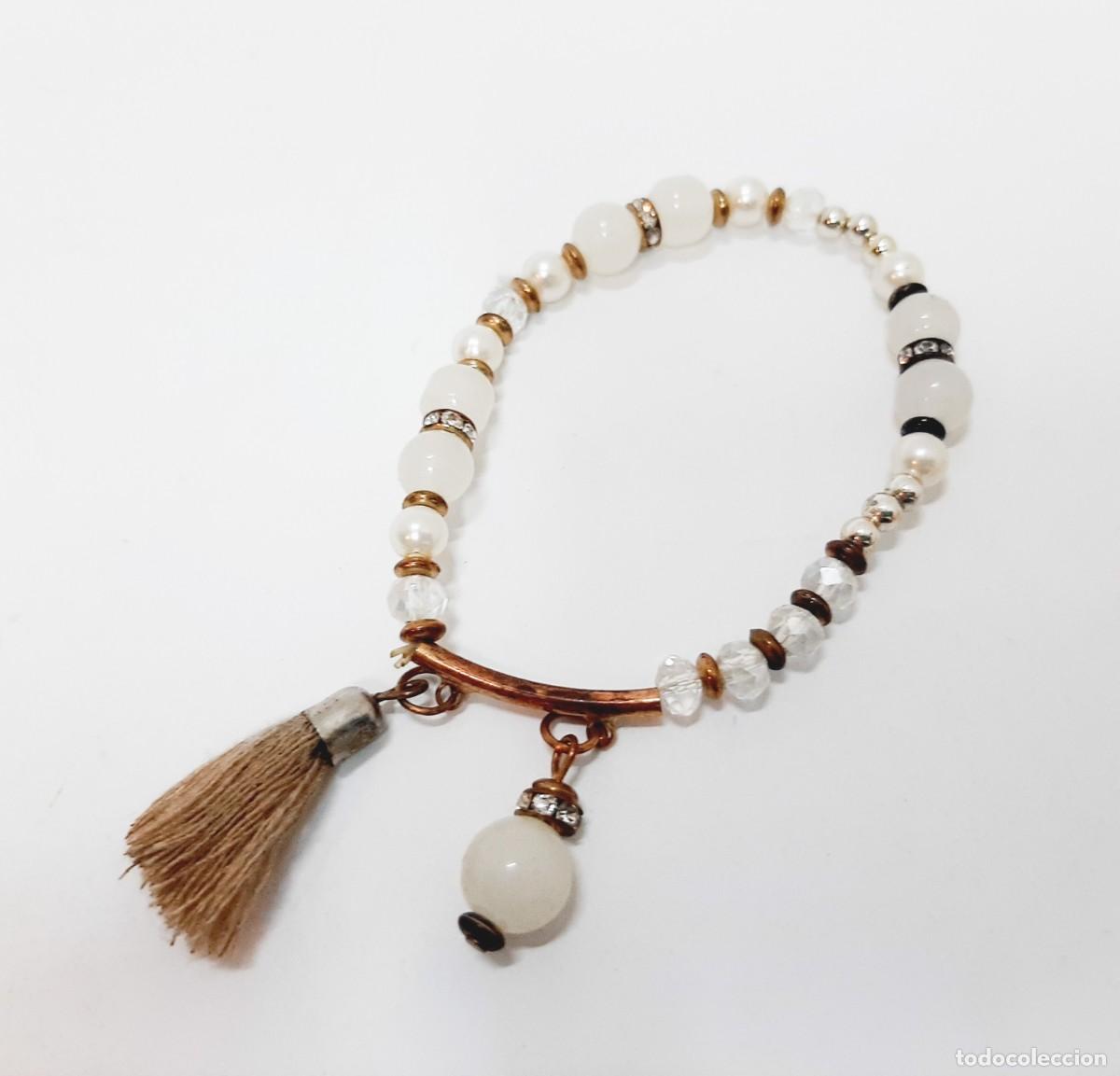 Joyeria: Pulsera Vintage Boho Chic, Pomp&oacute;n(8.2) - Foto 2