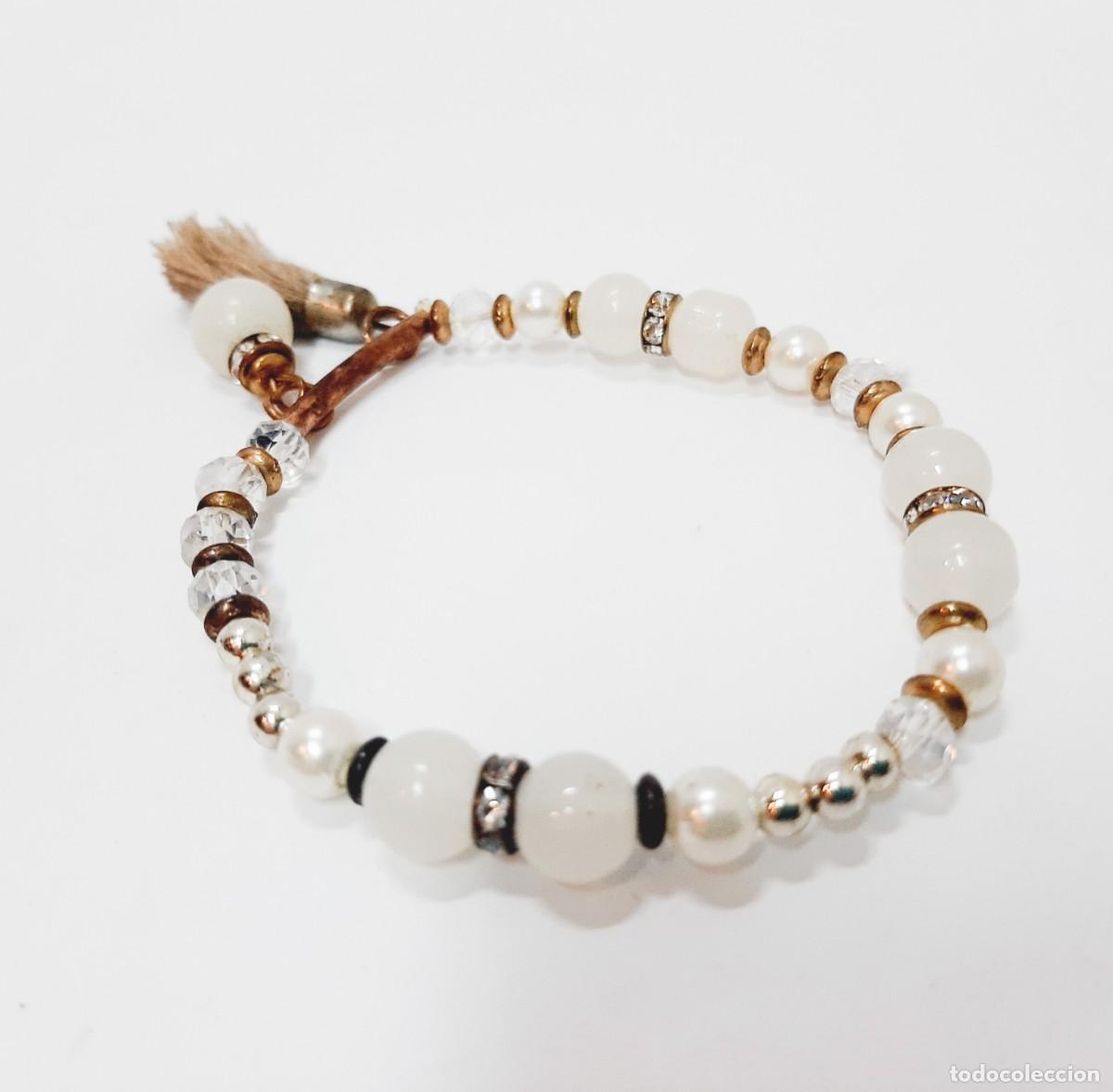 Joyeria: Pulsera Vintage Boho Chic, Pomp&oacute;n(8.2) - Foto 4