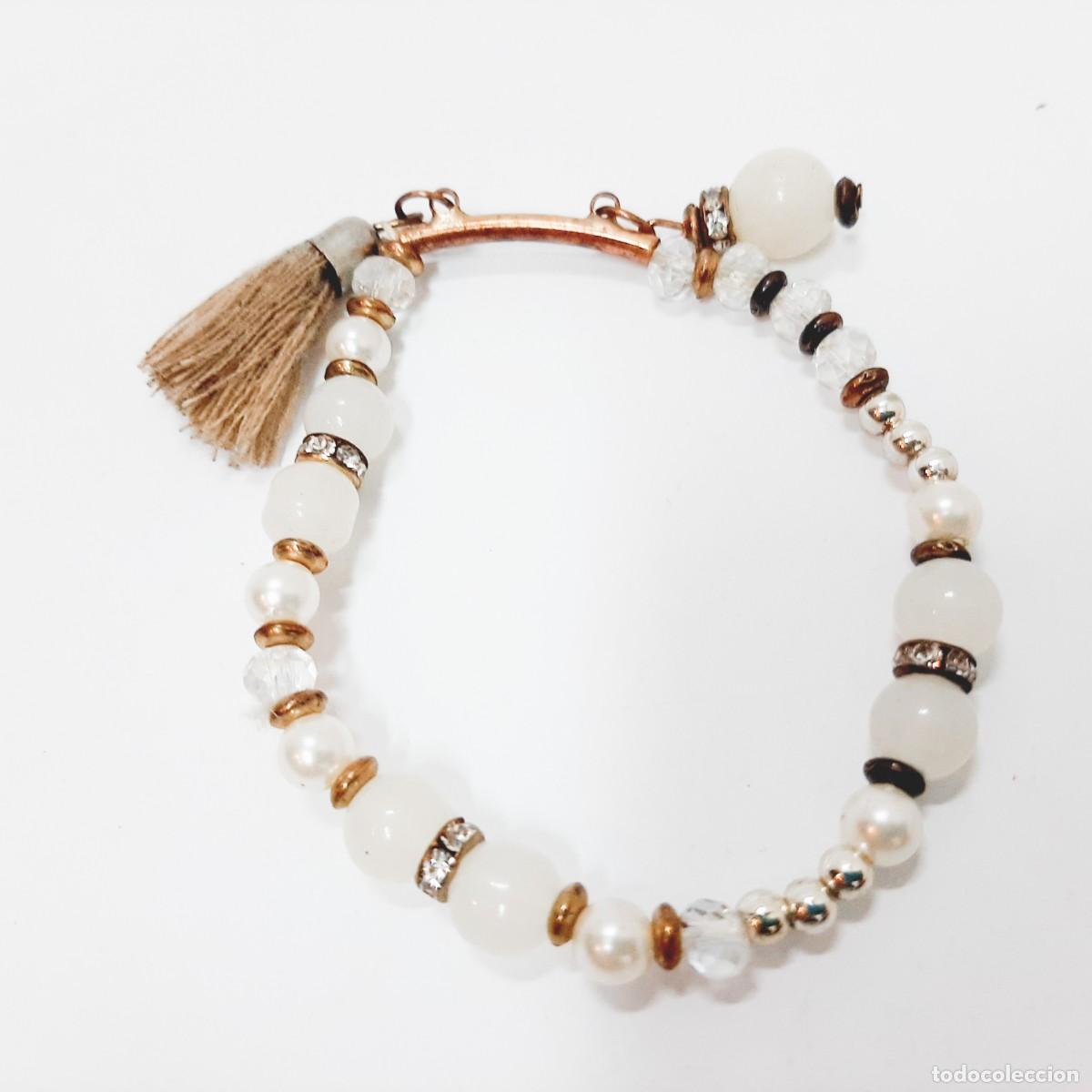 Joyeria: Pulsera Vintage Boho Chic, Pomp&oacute;n(8.2) - Foto 5