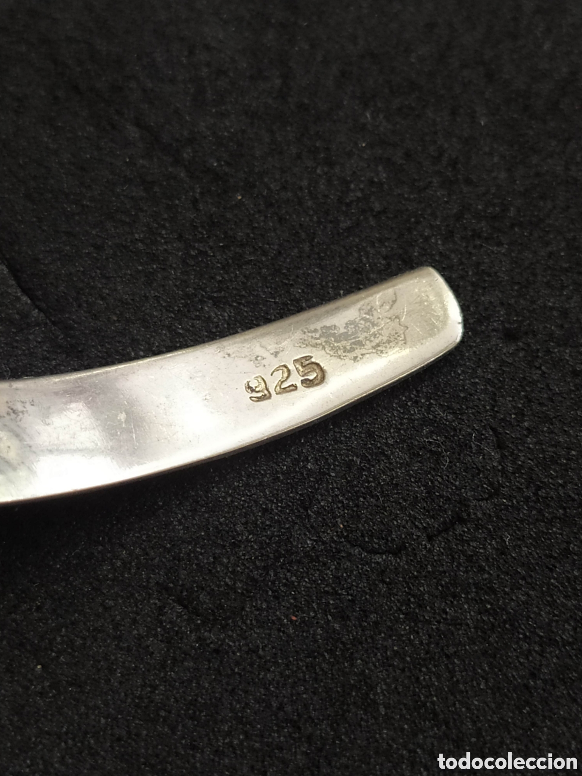 Joyeria: Brazalete de plata y nacar. Plata 925 - Foto 4