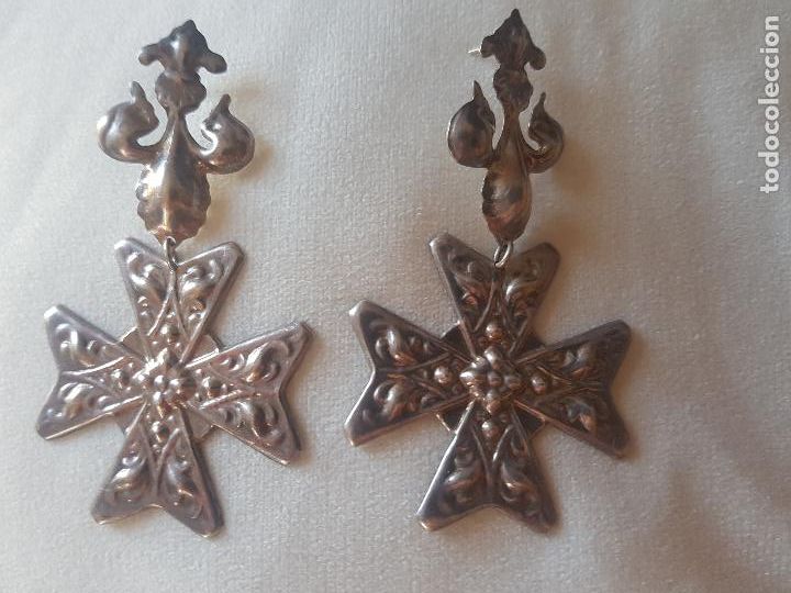 Joaillerie: PENDIENTES DE PLATA 925 80X50 MM