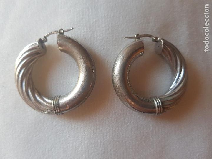 Joaillerie: PENDIENTES DE PLATA 925 DIAMETRO 37 MM