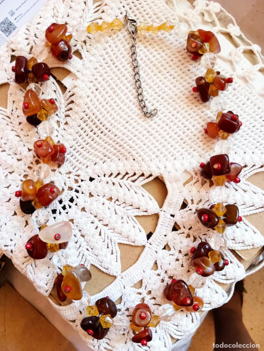 Joyeria: COLLAR DE AGATAS, CORNALINAS Y CRISTAL - Foto 2