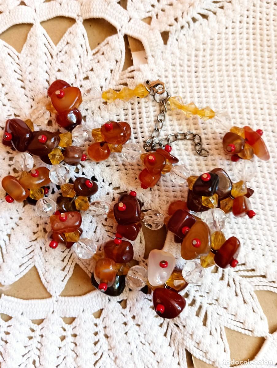 Joyeria: COLLAR DE AGATAS, CORNALINAS Y CRISTAL - Foto 3
