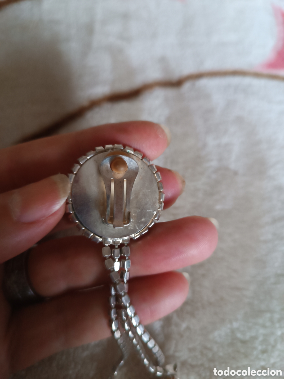 Joyeria: Antiguo pendiente pedrer&iacute;a - Foto 4